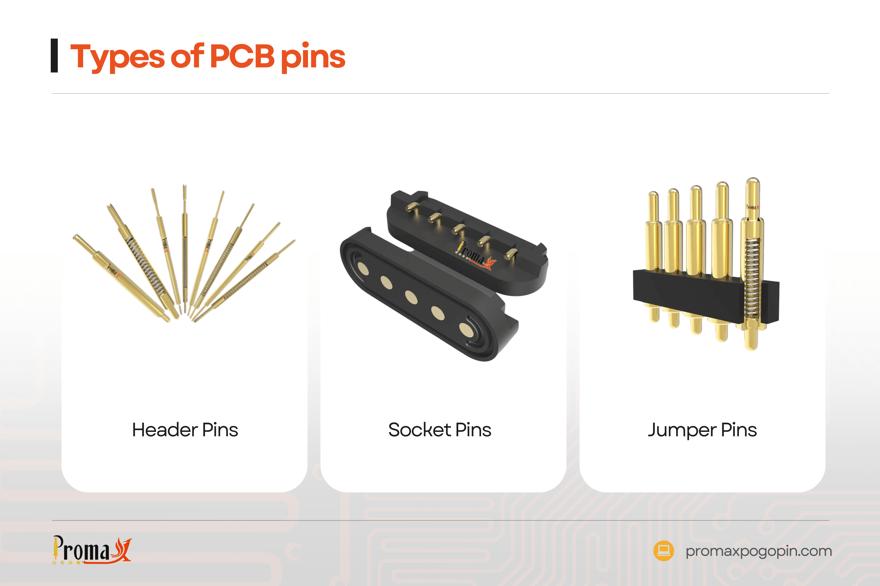 types of pcb pins